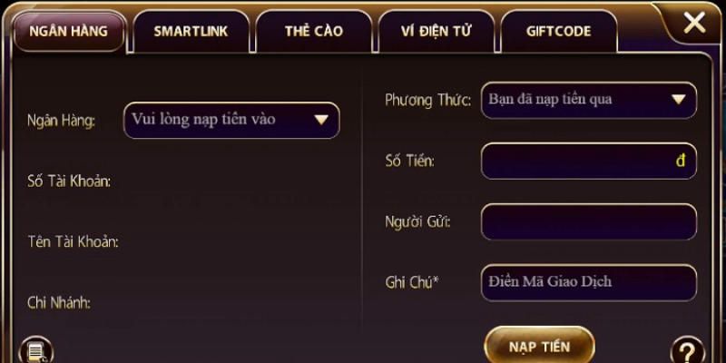 Phương thức nạp tiền Daga88 thành công ngay lần đầu